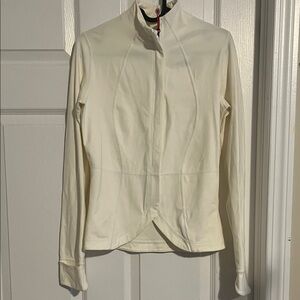lululemon athletica Cream Zip-Front Utility Jacket
